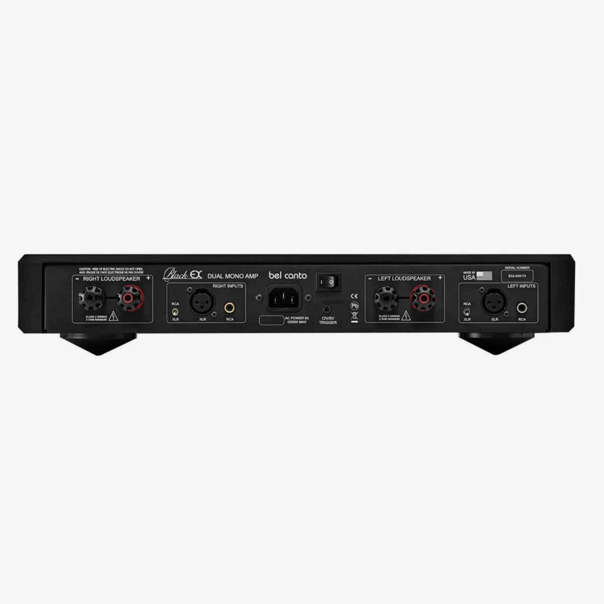 Bel Canto Black EX Dual Mono Stereo Power Amplifier