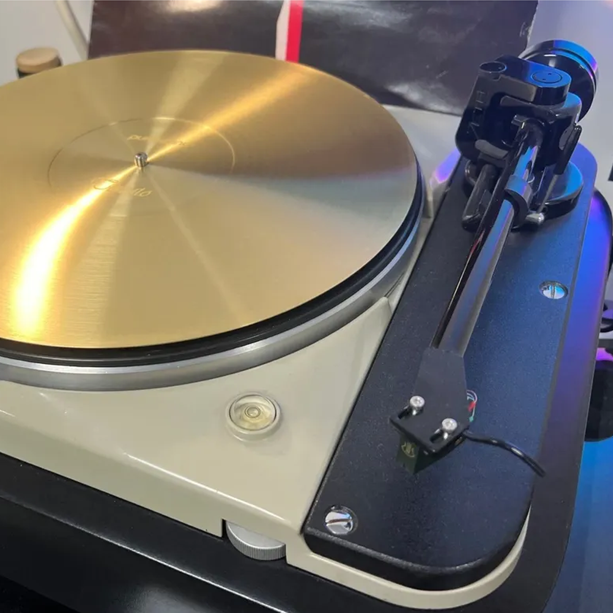 Puresound Tenuto gunmetal heavy turntable mat