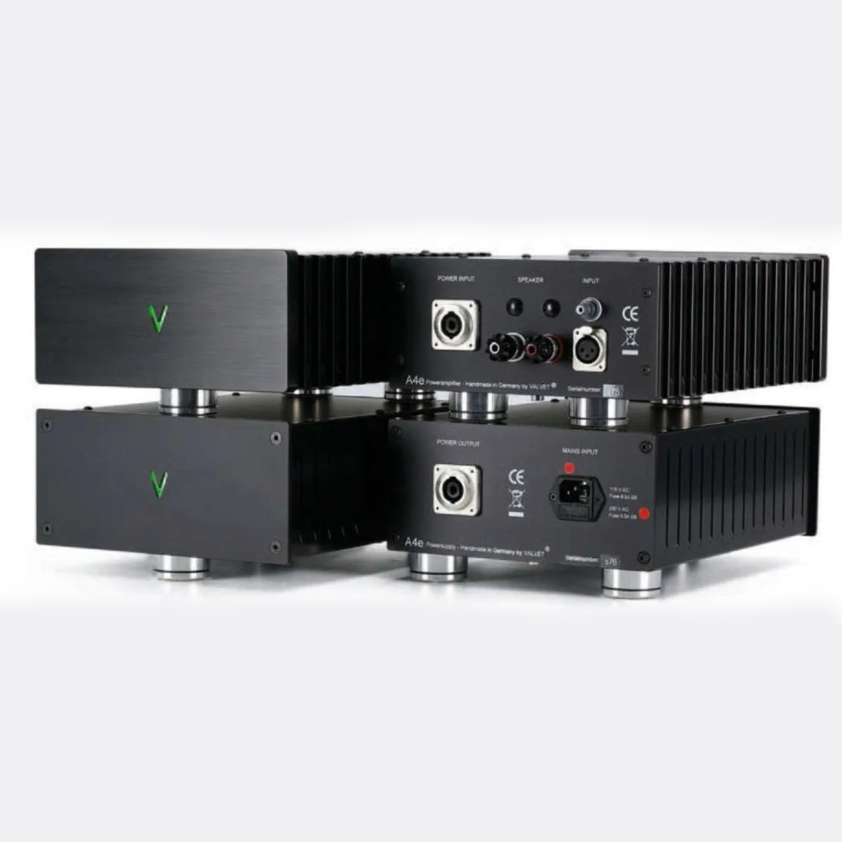 Valvet A4e mono class A Power Amplifiers (pair)