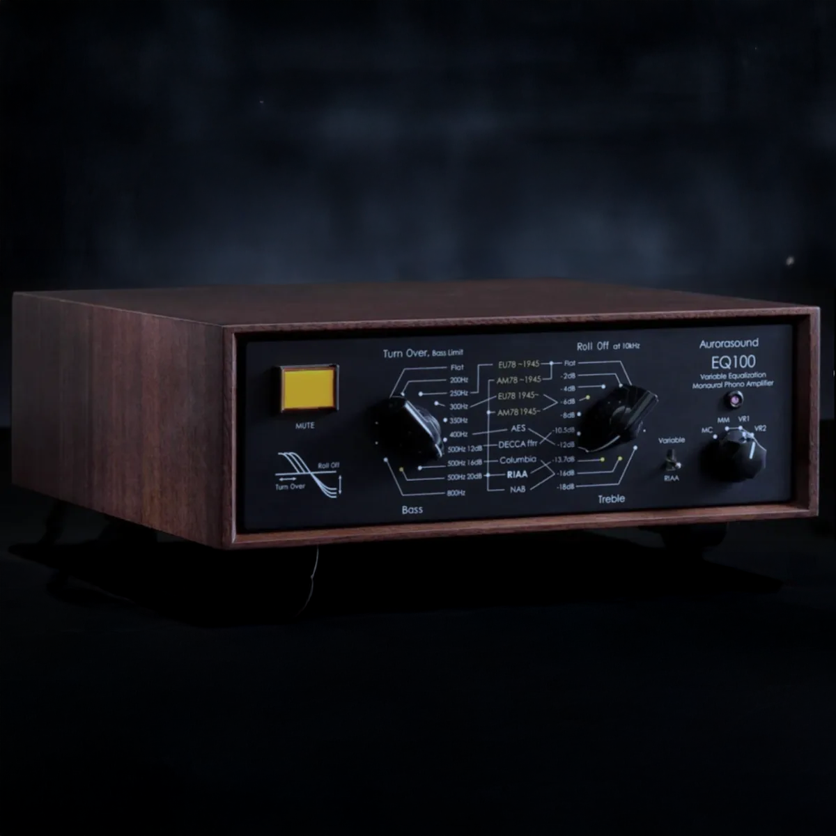 Aurorasound EQ-100 Phono Preamp Equalizer Adaptive Multi-curve